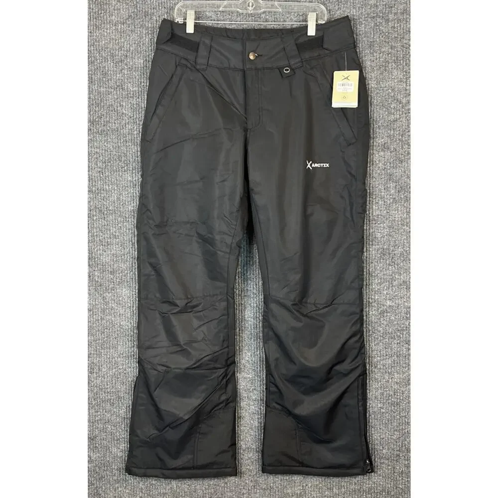 Arctix Womens Black Insulated Snow Pants Size Large Ski Outdoor